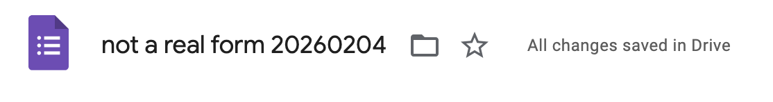 Google form filename