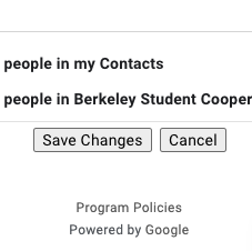 Save changes