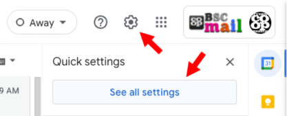 gmail settings